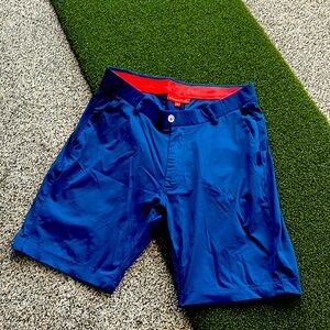 Redvanly royal blue golf shorts - small